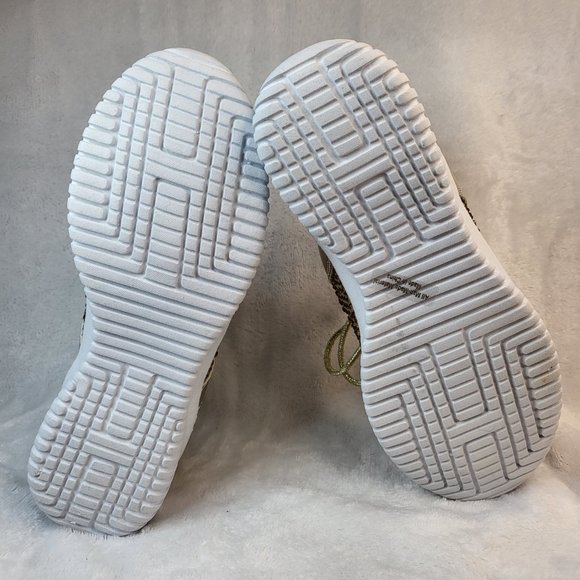 Pazzle Gold Bling Fashion Sneakers - Picture 6 of 6